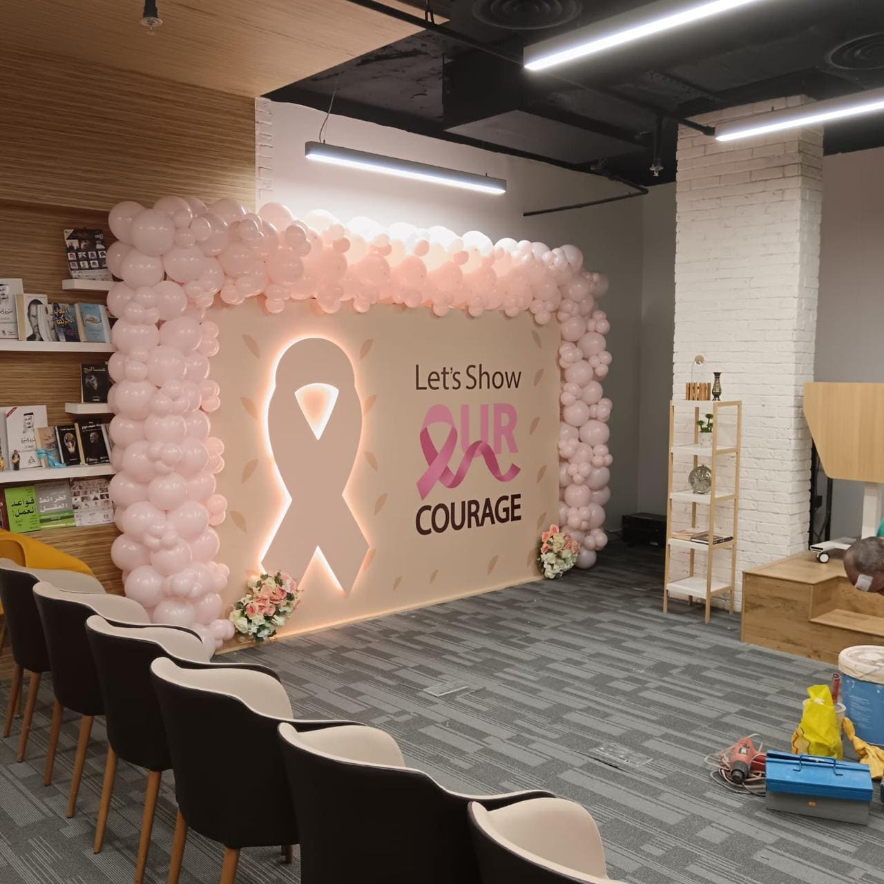 تصميم بوث Balloon Decoration